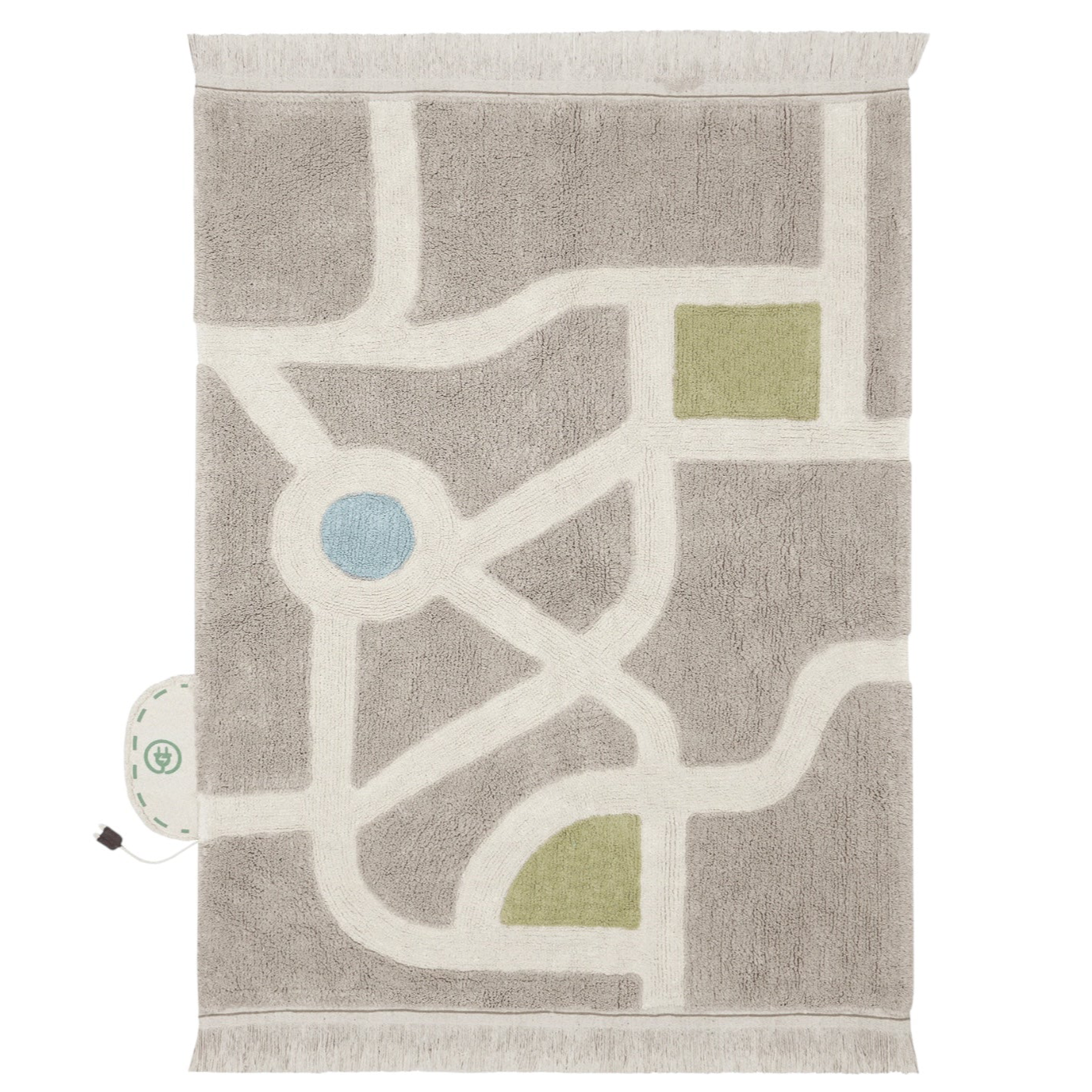 Waschbarer Teppich Eco-City von Lorena Canals