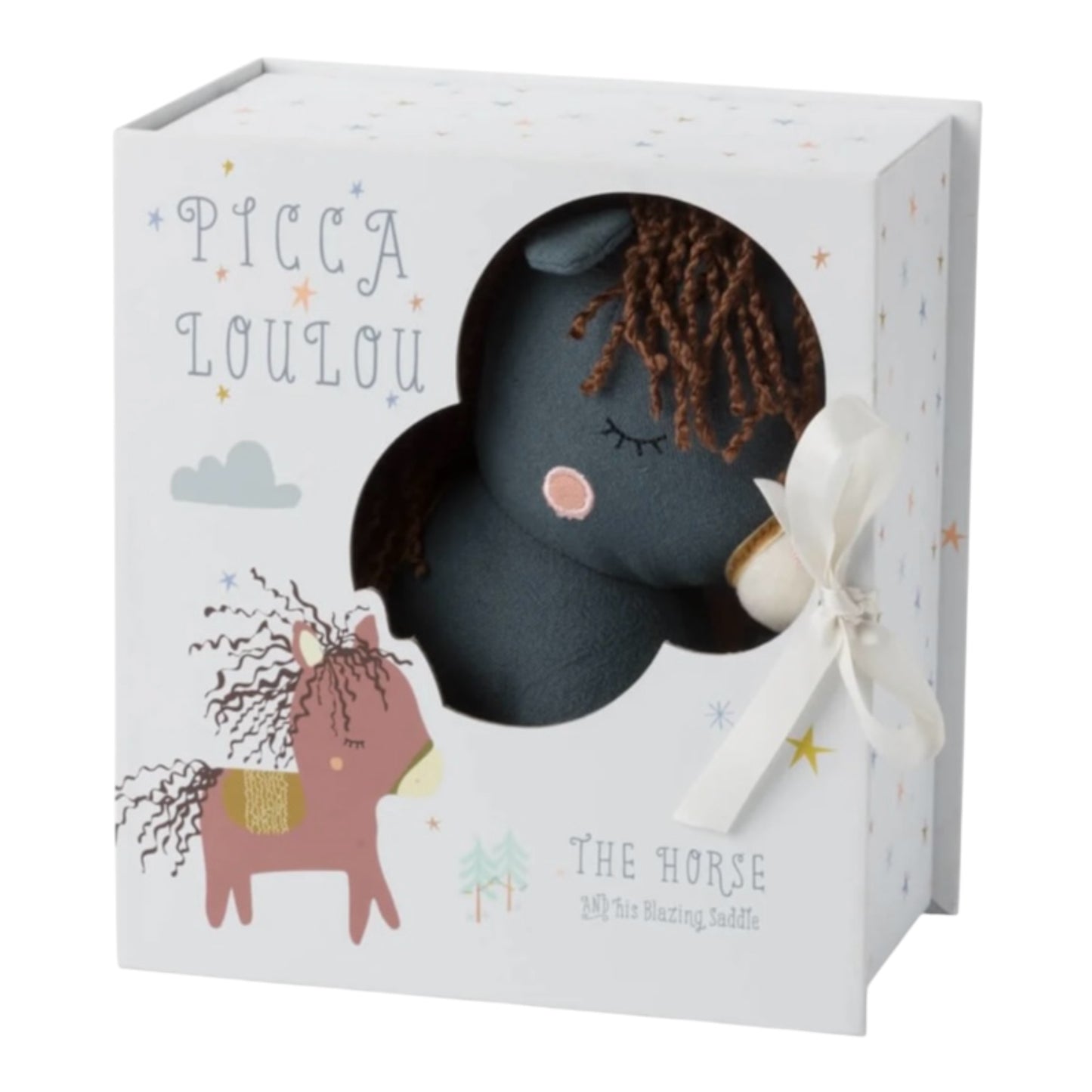 Kuscheltier „Henry Pferd“ in Geschenkbox von Picca Loulou