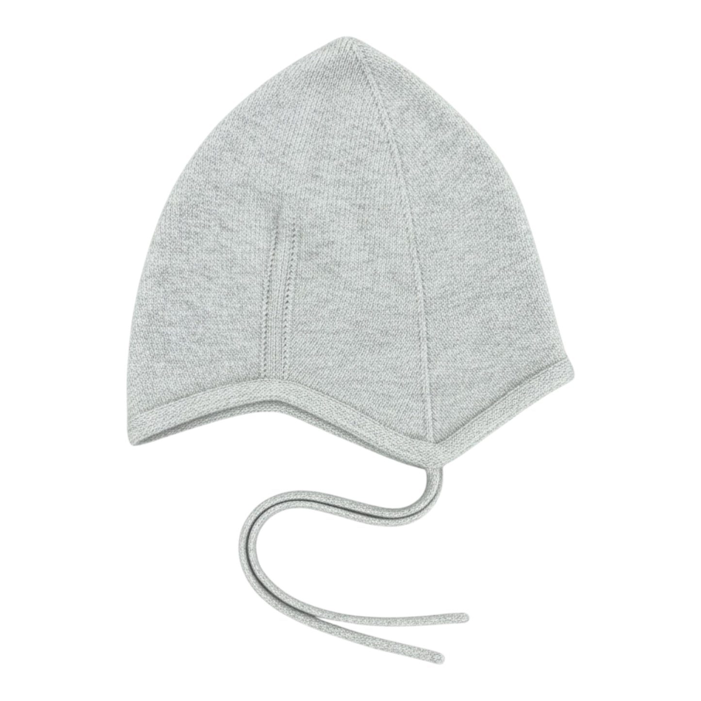 Babymütze aus 100% Bio-Baumwolle, Gr. 56-86, Farbe: light grey melange