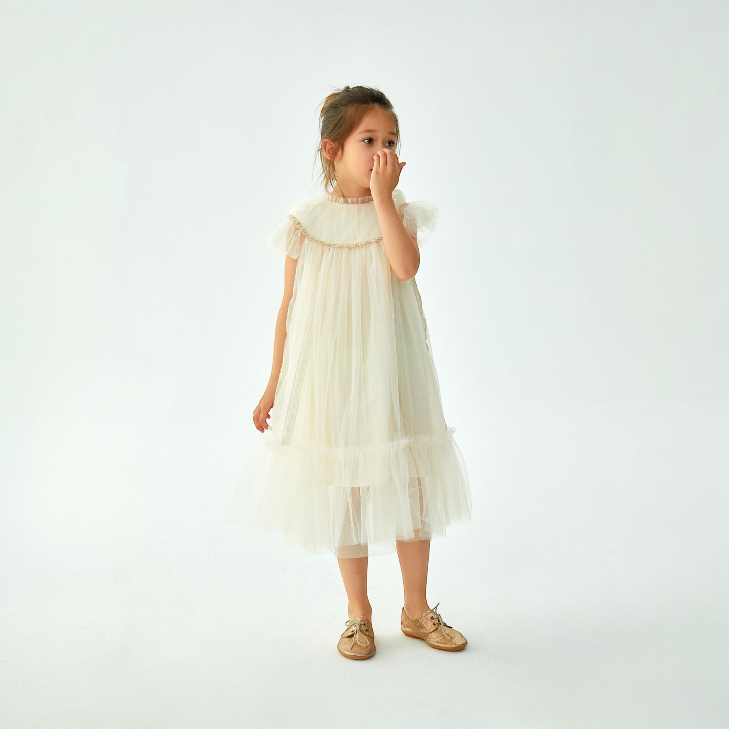 Kleid Marisol von C'era una volta, Gr. 4-8 Jahre, Farbe: cream