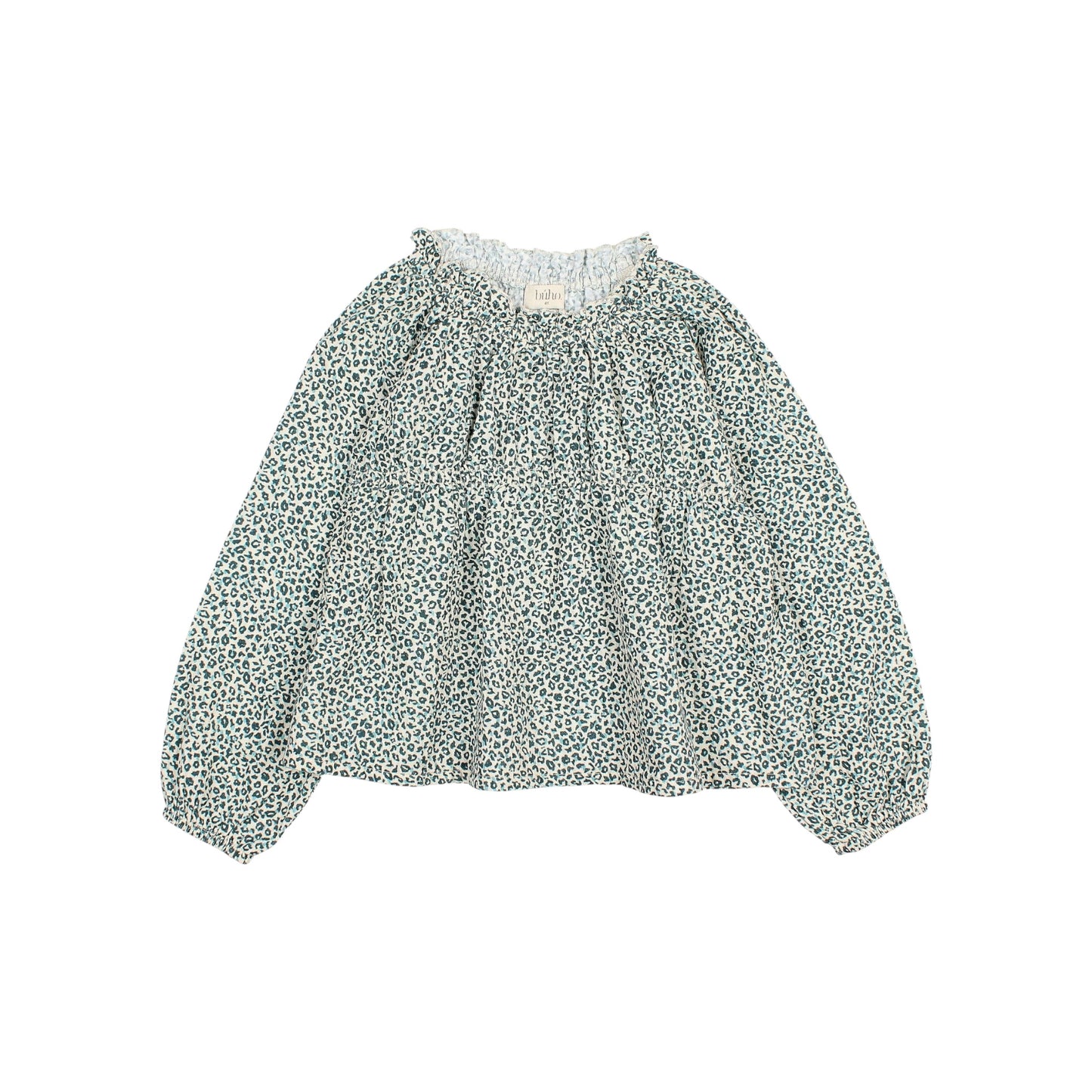Bluse von Búho, Gr. 3-6 Jahre, Farbe: alpine green