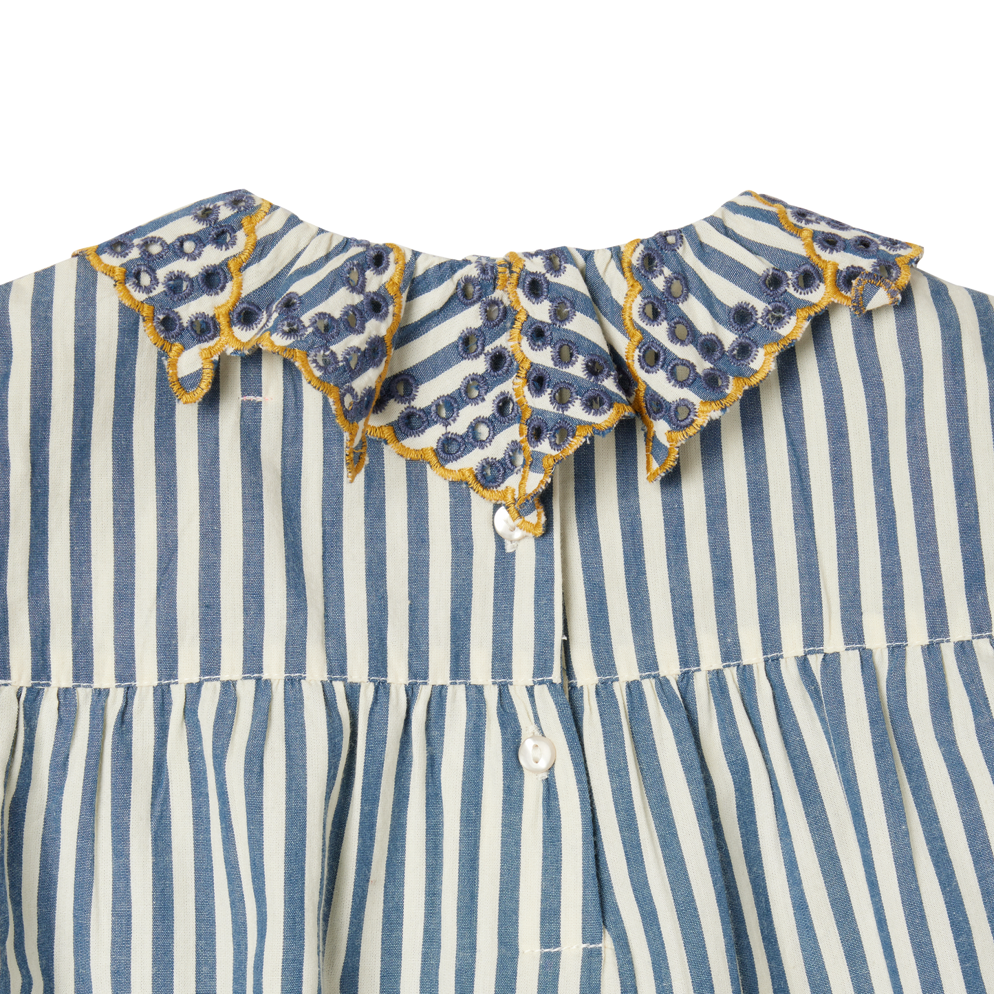 Gestreifte Bluse von Bonheur du jour, Gr. 6-24 Monate, Farbe: raye bleu/ blanc