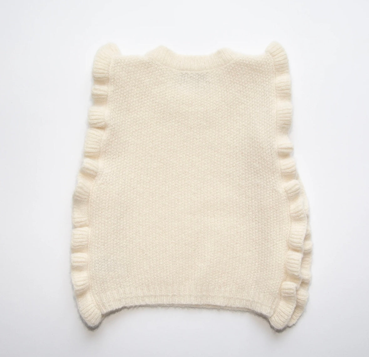 Pullunder aus Kaschmir von Papa Lobster, Gr. 86-176, Farbe: off white