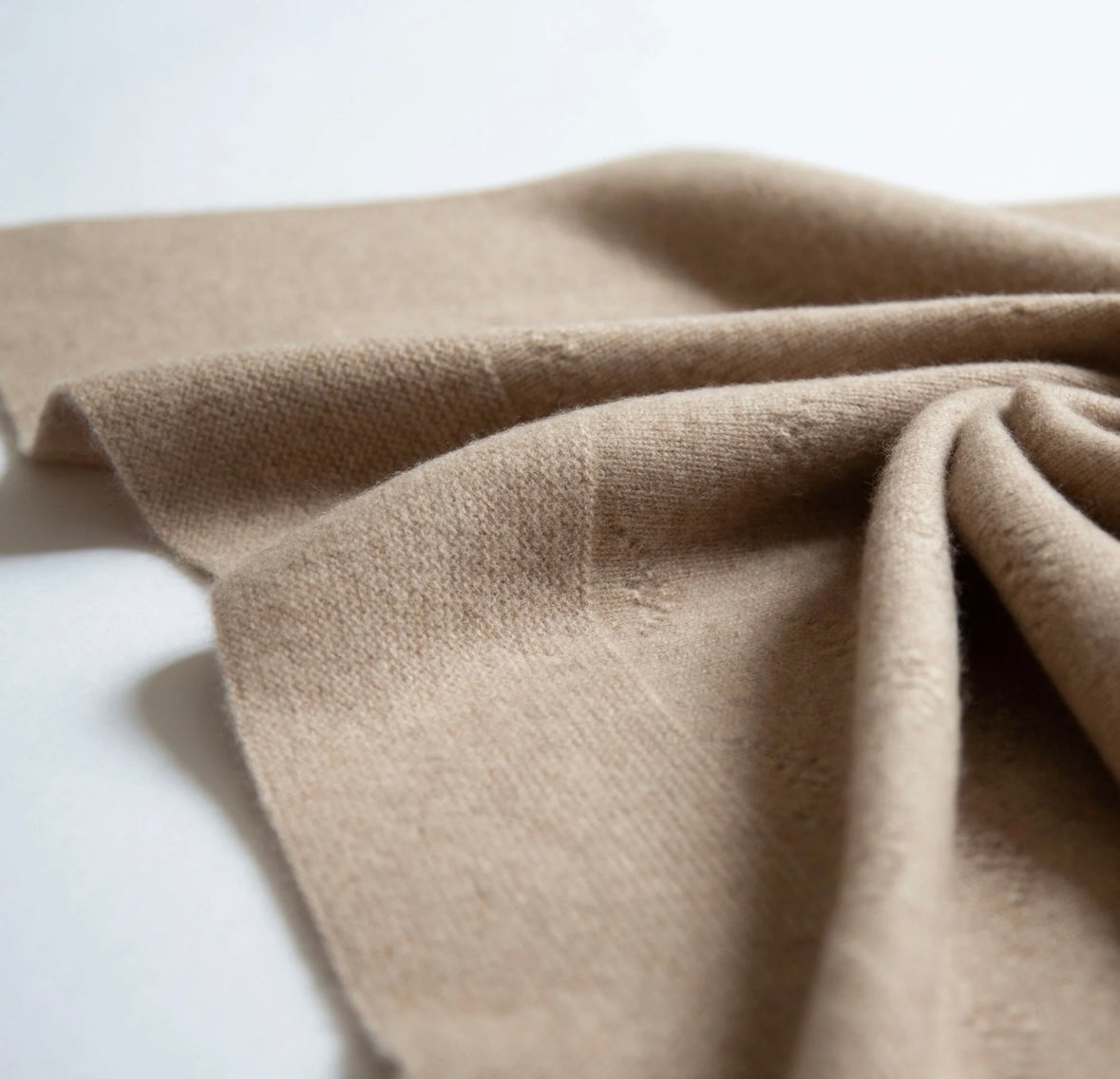 Babydecke Lee aus Kaschmir von Papa Lobster, Farbe: beige mélange