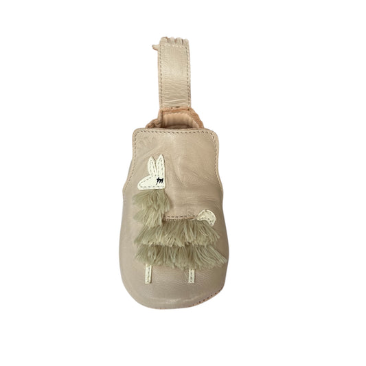 Krabbelschuhe Lama von Easy Peasy, Gr. 18-27, Farbe: nude