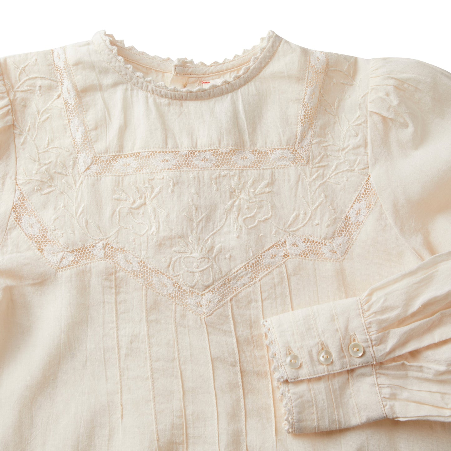 Bluse Amelie von Bonheur du jour Paris, Gr. 2-10 Jahre, Farbe: ecru
