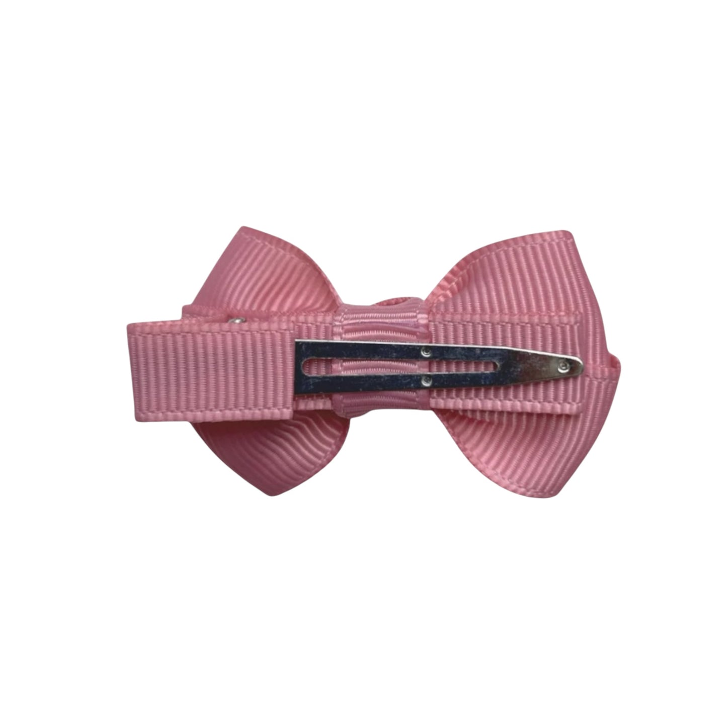 Haarschleife mit Clip in Altrosa