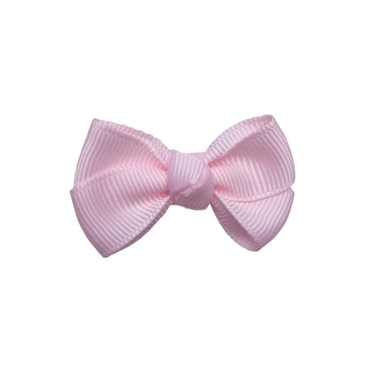 Haarschleife mit Clip in Puderrosa
