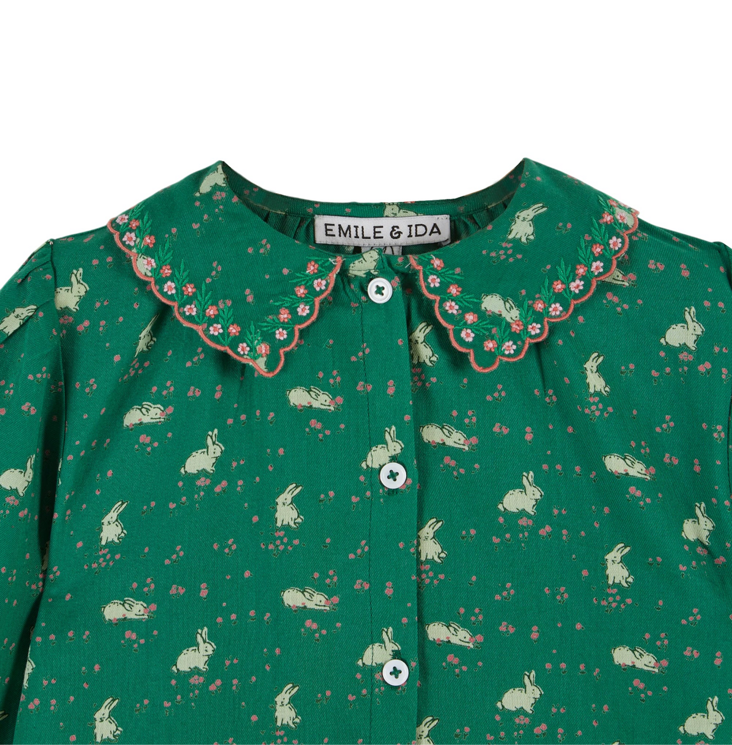 Bluse mit Häschen von Emile et Ida, Gr. 3-6 Jahre