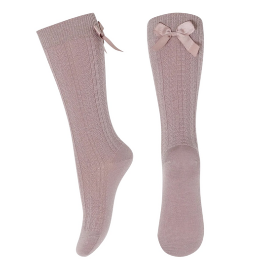 Wollkniestrümpfe Annie von MpKids, Gr. 22-39, Farbe: rose
