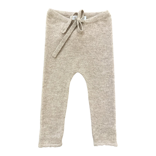 Hose „Neva“ von Papa Lobster, 0-12 Monate aus 100% Kaschmir, Farbe: beige melange