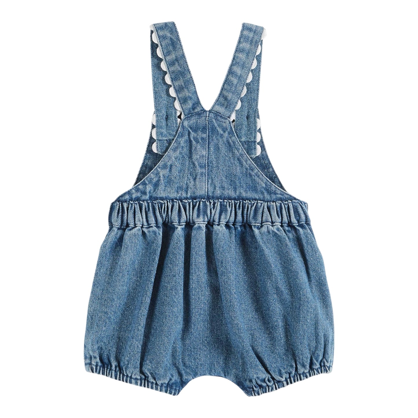 Latzshorts aus Jeans von Emilie et Ida, Gr. 6-24 Monate