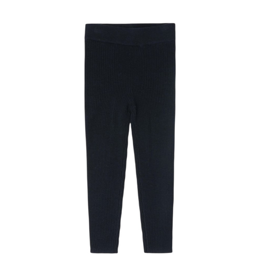 Ripp-Leggings aus Merinowolle von Fub, Gr. 100-130, Farbe: dark navy