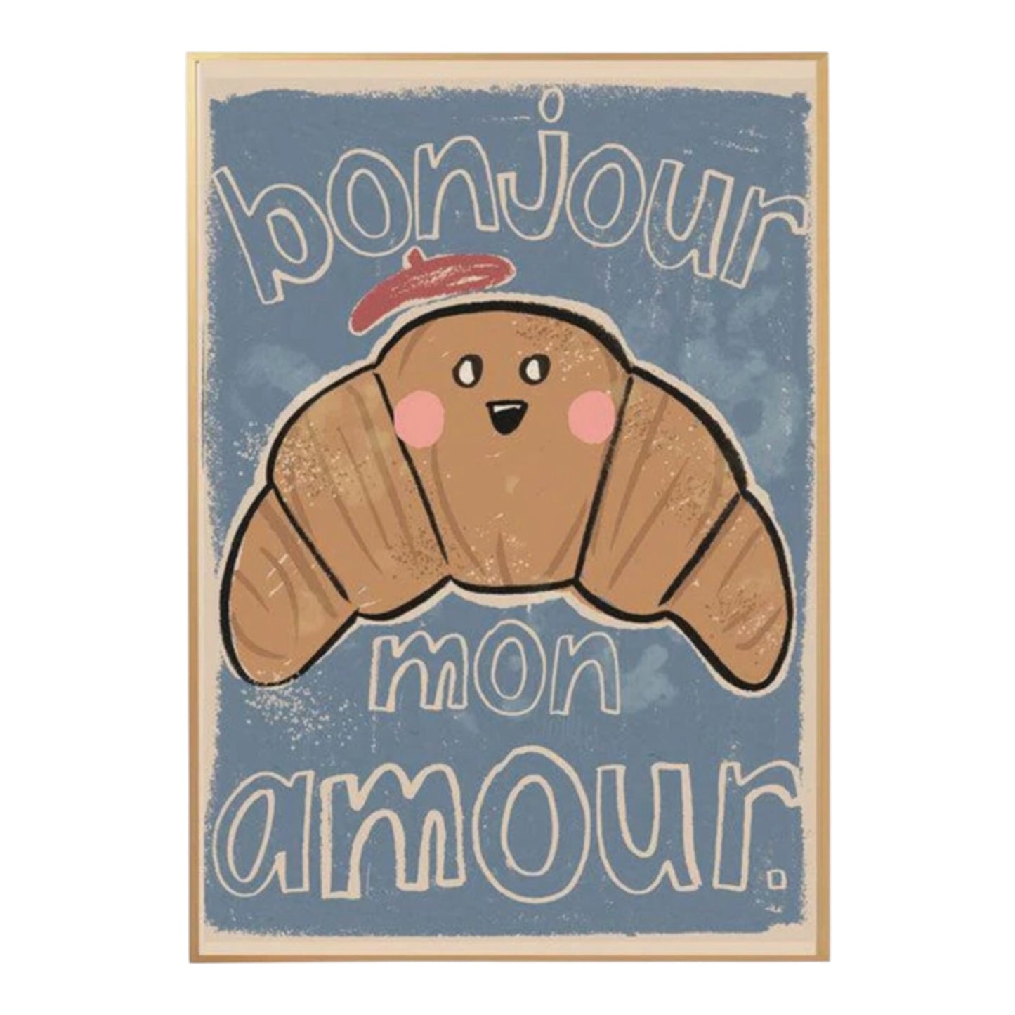 Poster „Croissant“ von Studio Loco