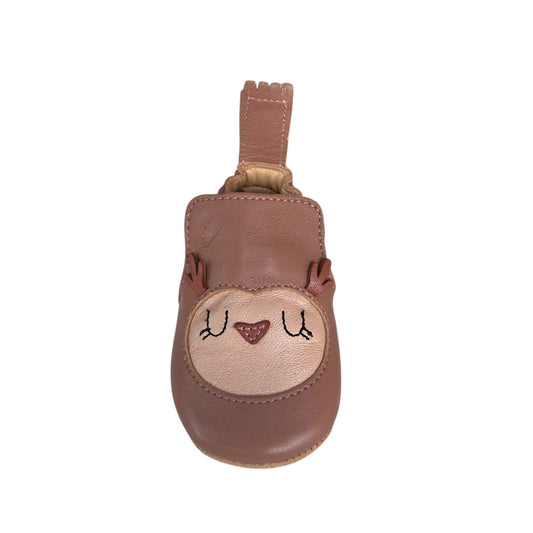 Krabbelschuhe Eule von Easy Peasy, Gr. 18-24, Farbe: rose