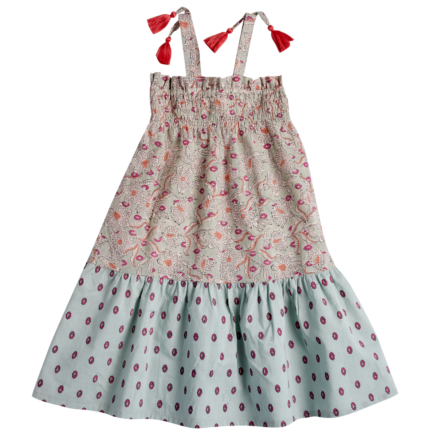 Midi-Kleid von Bonheur du jour Paris, Gr. 4-6 Jahre, Farbe: blue