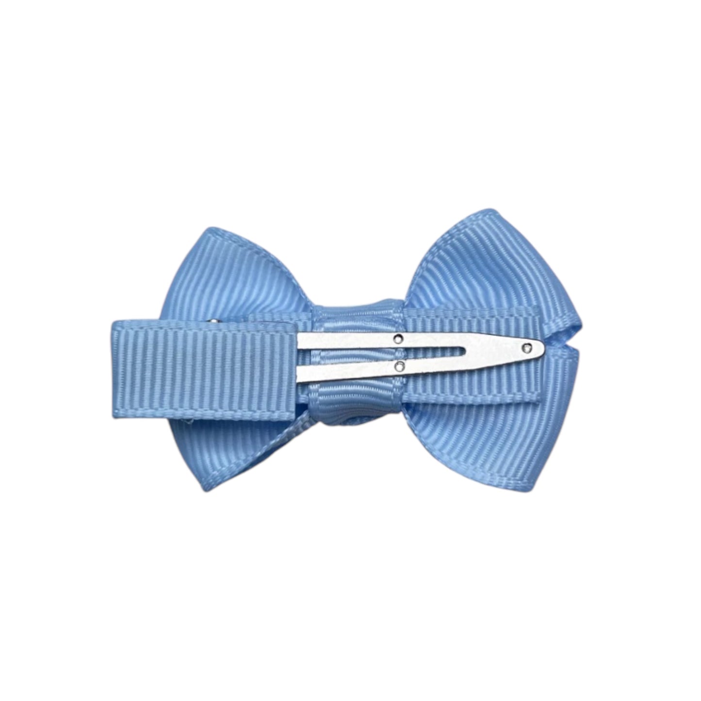 Haarschleife mit Clip in hellblau