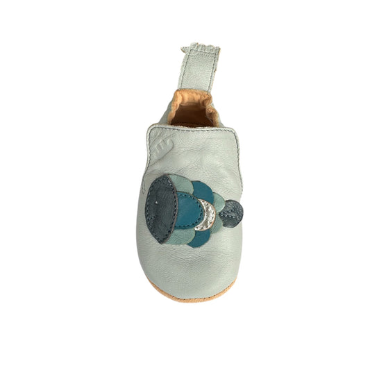 Krabbelschuhe Fisch von Easy Peasy, Gr. 18-24, Farbe: ice