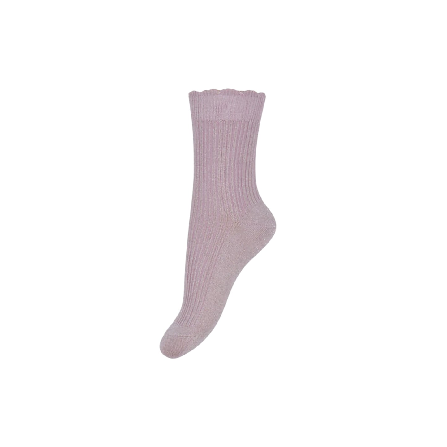 Glitzersocken von mpKids, Gr. 22-39, Farbe: mauve