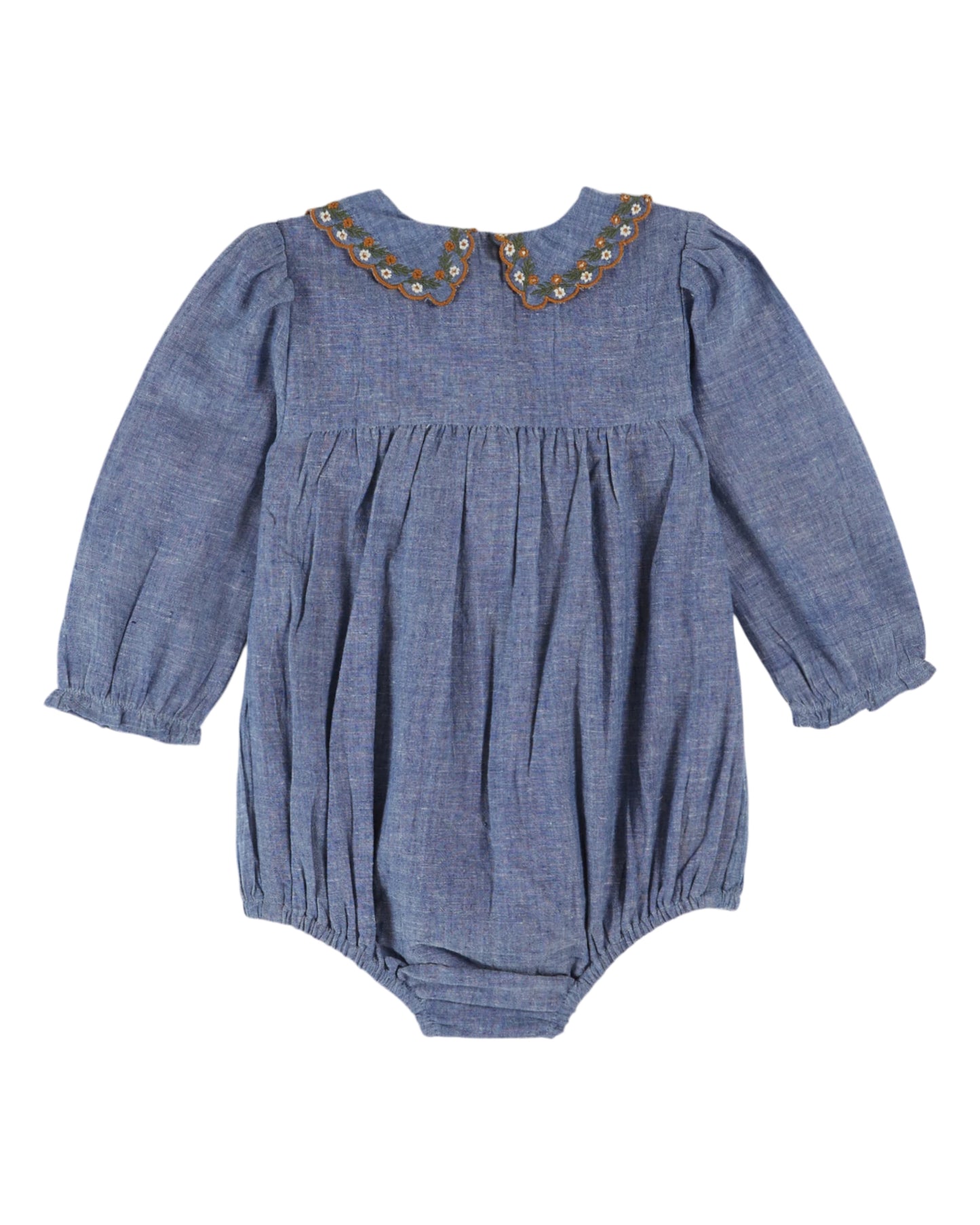 Romper von Emile et Ida, Gr. 3-12 Monate, Farbe: chambray