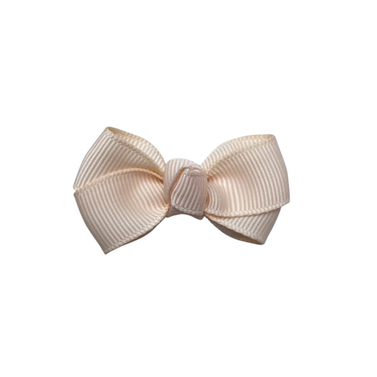 Haarschleife mit Clip in Nude