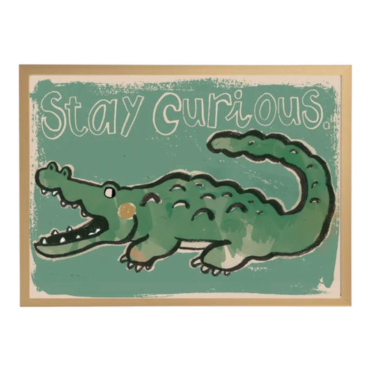 Poster Krokodil von Studio Loco
