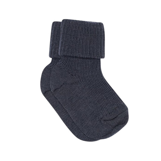Wollsocken von MpKids, Gr. 17-24, Farbe: navy