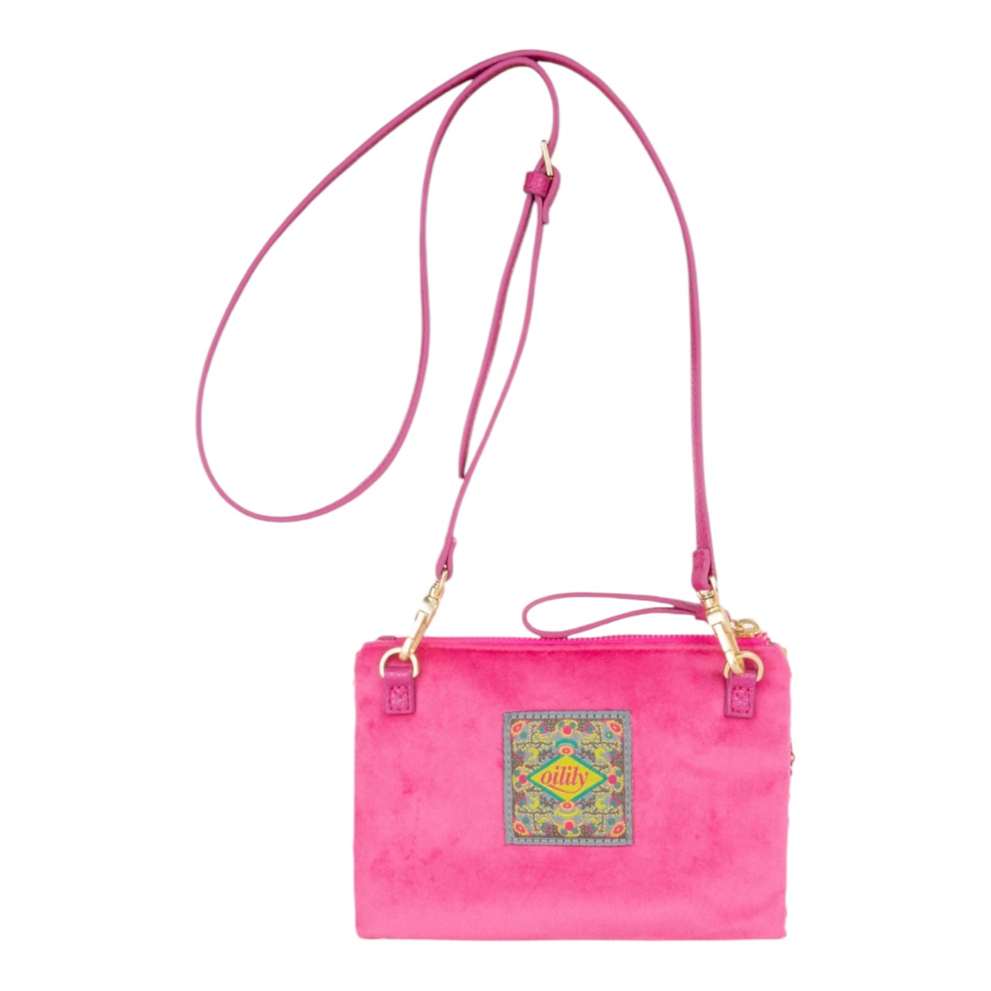 Schultertasche mit rosa Pailletten von Oilily