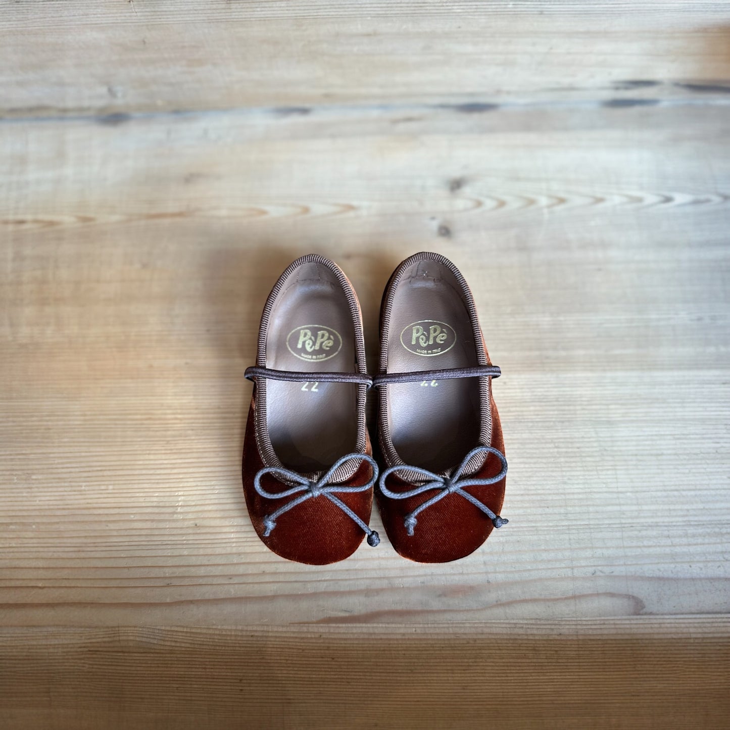 Ballerina Schuhe von Pèpè, Gr. 24-33, Farbe: braun