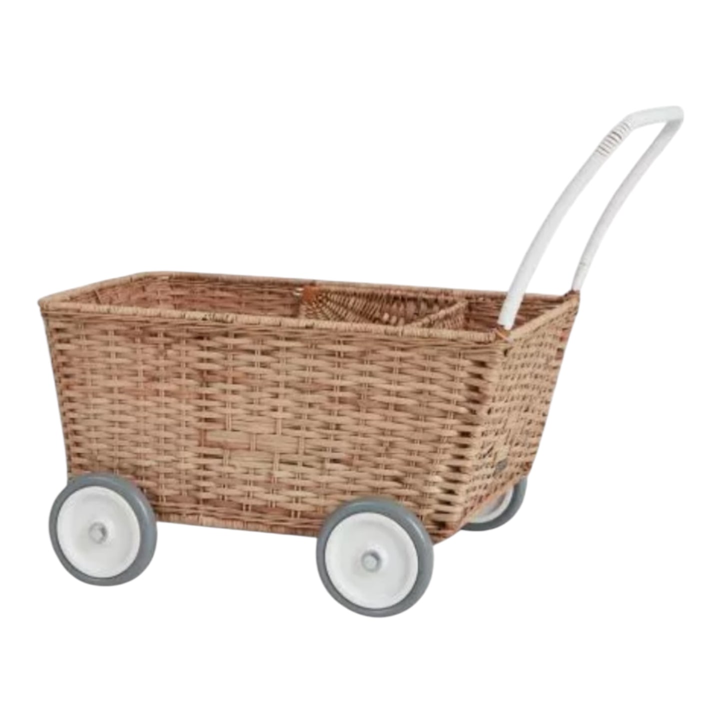 Puppenwagen aus Rattan von Olliella, Farbe: natural