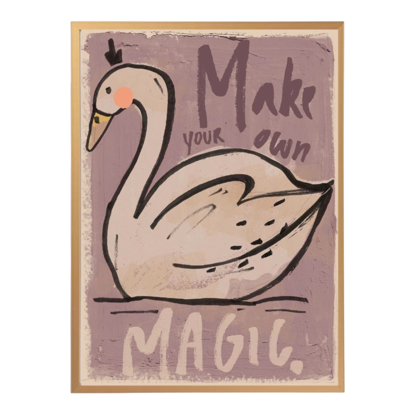 Poster „Schwan“ von Studio Loco