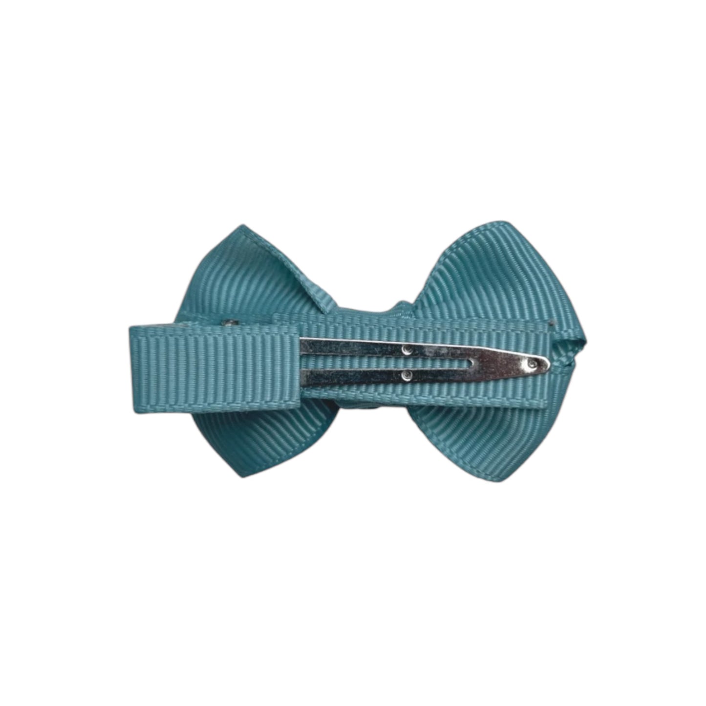 Haarschleife mit Clip in Helltürkis