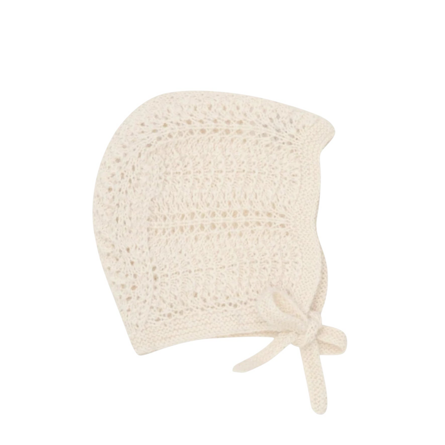 Babymütze aus Alpaca von Huttelihut, Gr. 50-68, Farbe: ecru