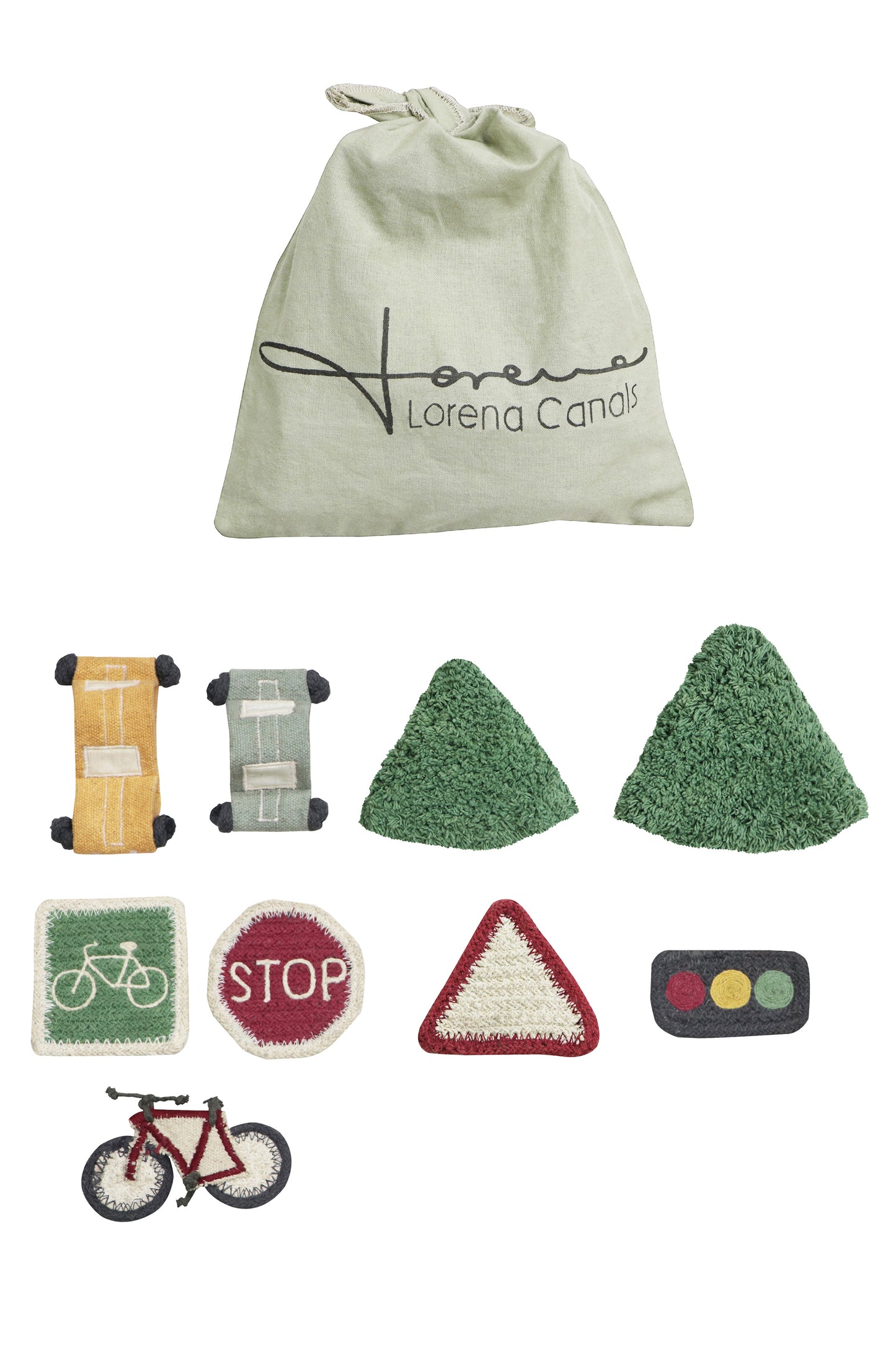 Waschbarer Teppich Eco-City von Lorena Canals