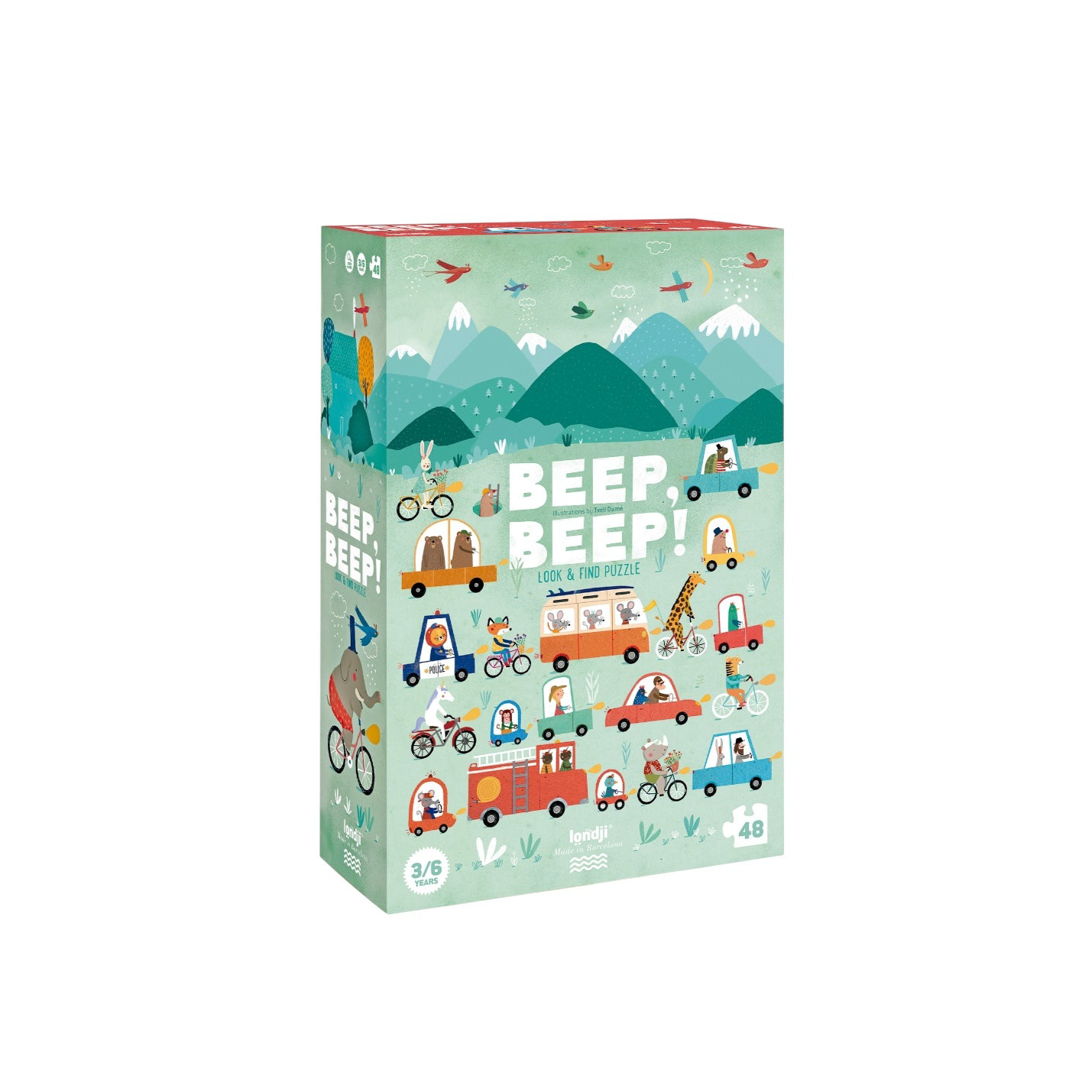 Puzzle Beep Beep von Londji 3+