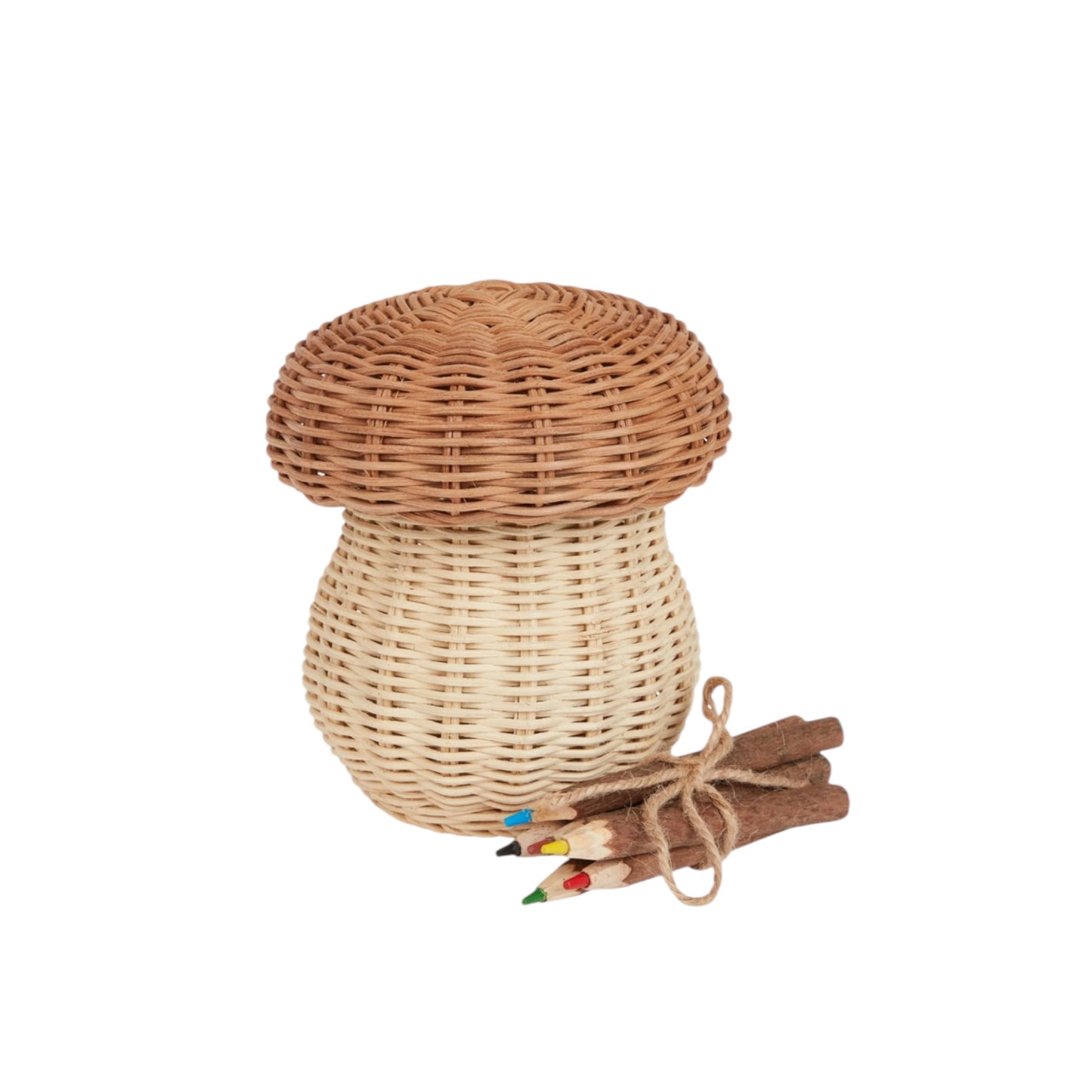 Olli Ella Porcini Basket, Pilzkörbchen, Farbe: Natur