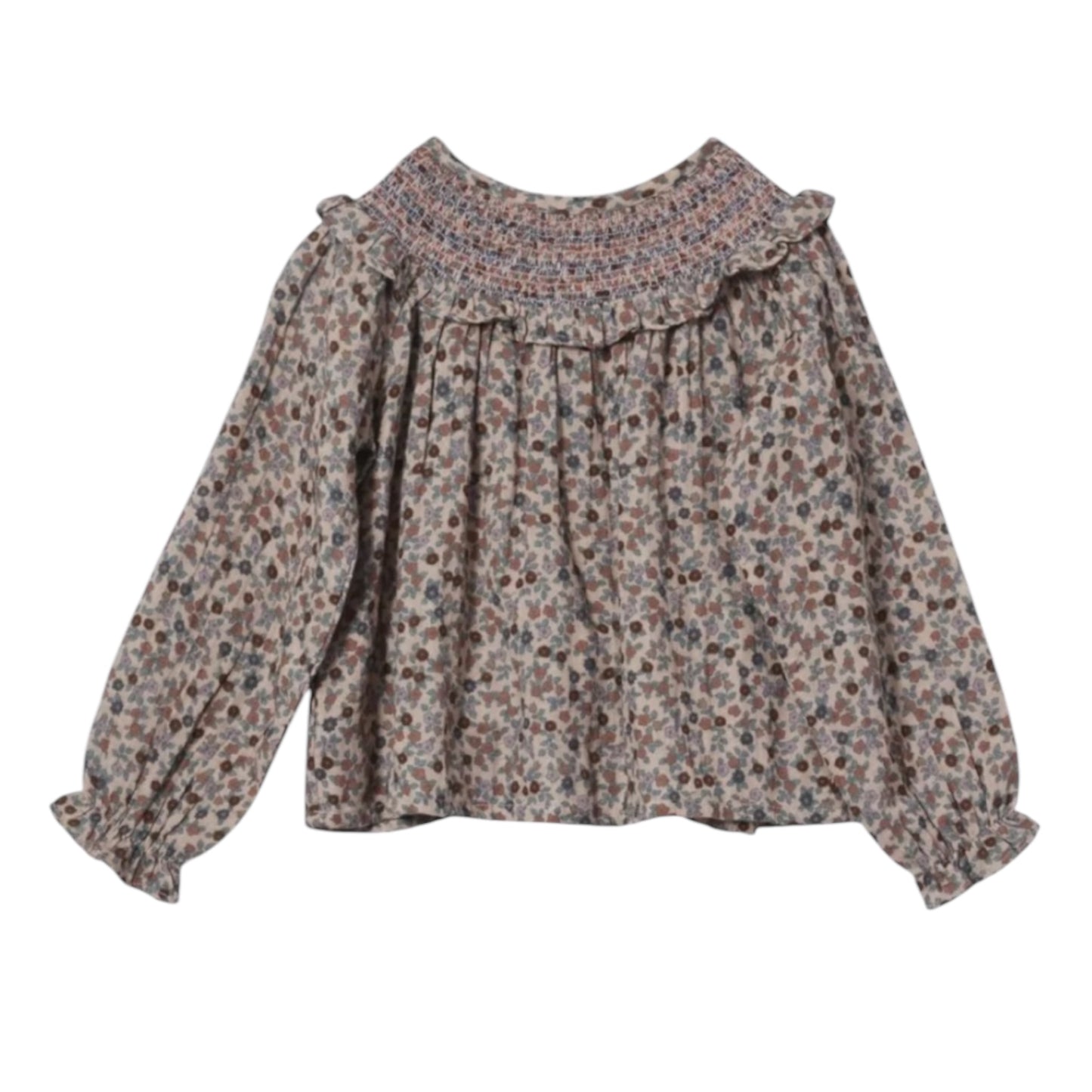 Bluse mit Blumen-Print von Bonheur du jour Paris, Gr. 2-10 Jahre, Farbe: rose