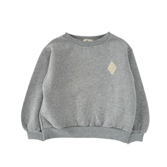 Sweatshirt von Longlivethequeen, Gr. 6-10 Jahre, Farbe: marble grey
