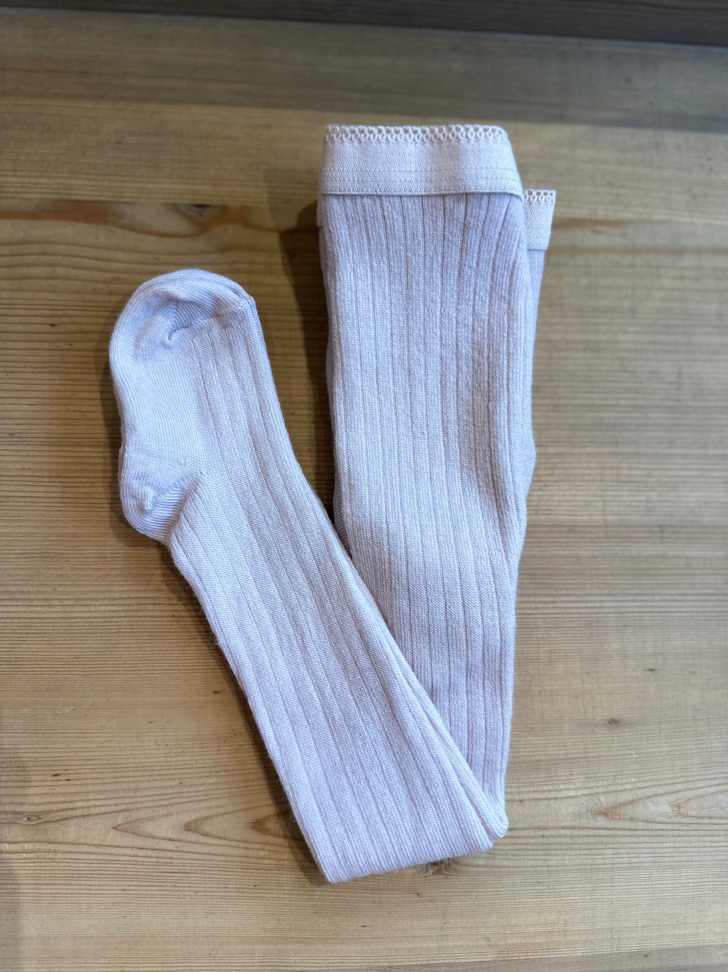 Wollstrumpfhose gerippt von Mp Kids, Größe 70-90, Farbe: dust rose