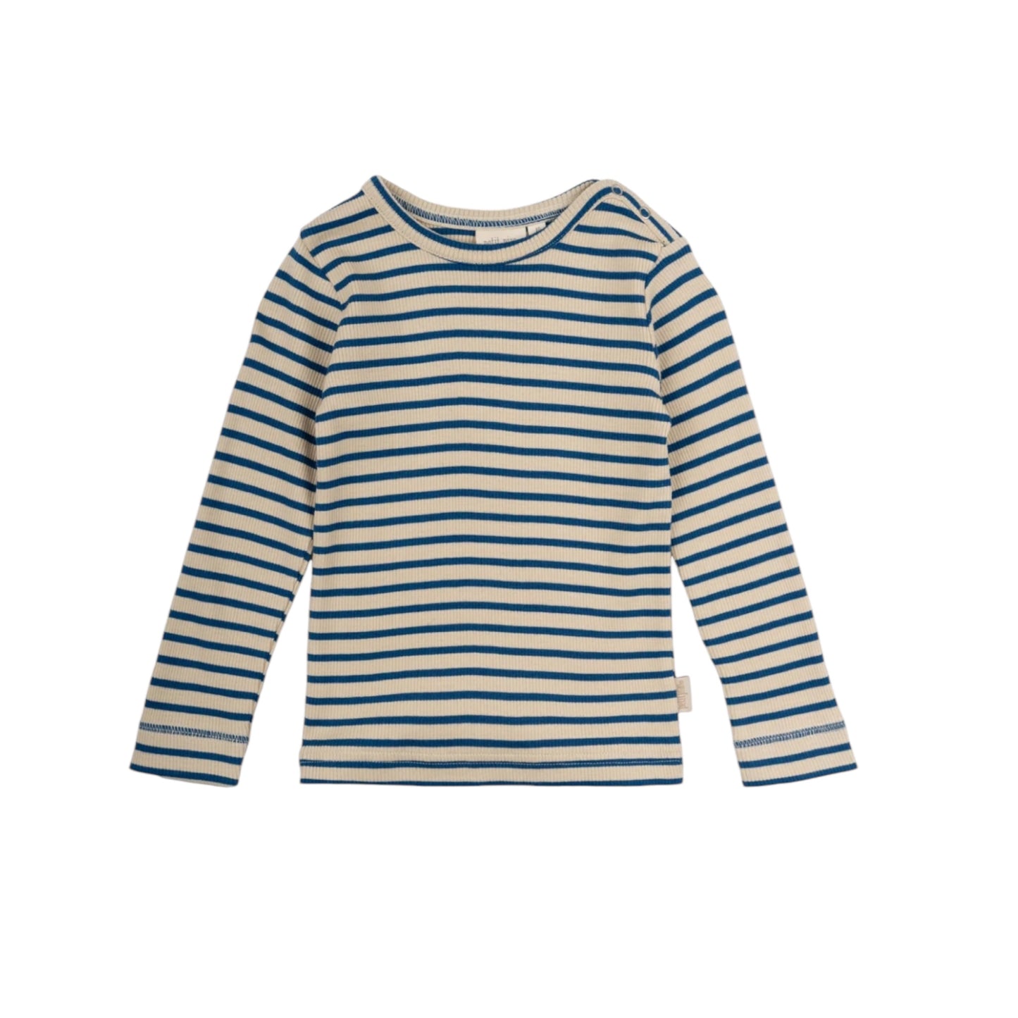 Langarm-Shirt von Petit Piao, Gr. 98-122, Farbe: deep cobalt/ off white