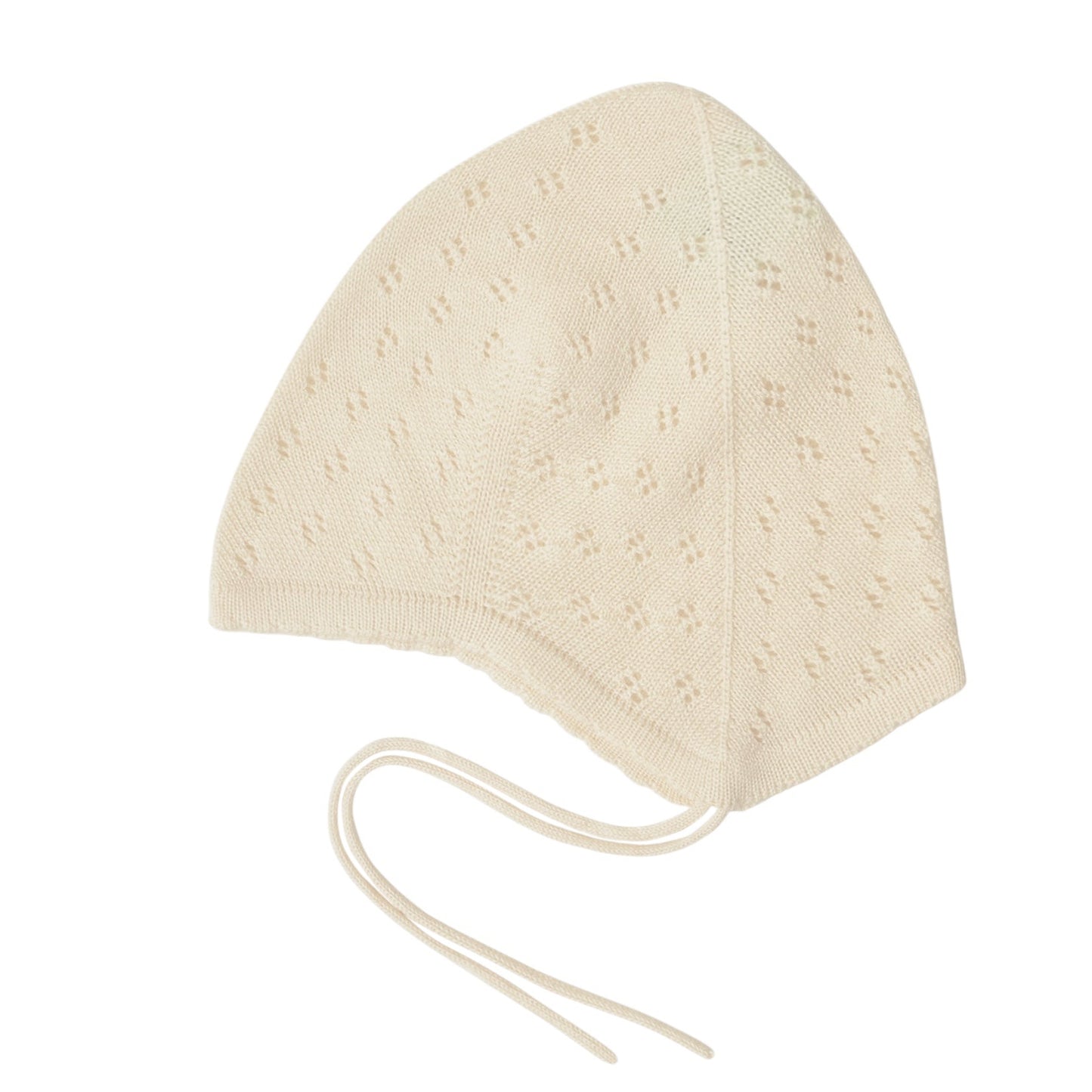 Baby Pointelle Mütze aus Merinowolle von Fub, Gr. 56-80