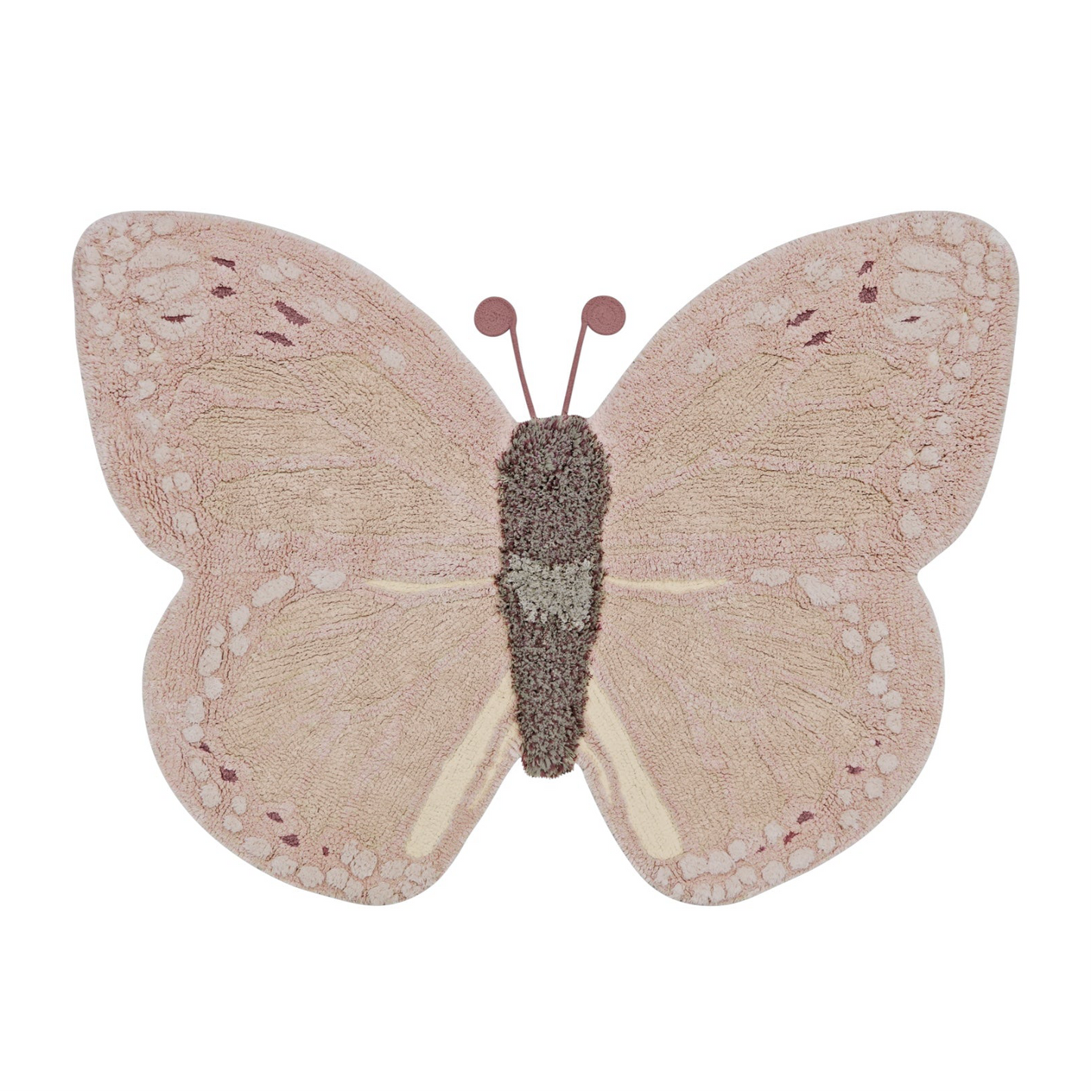 Waschbarer Teppich Baby Schmetterling von Lorena Canals