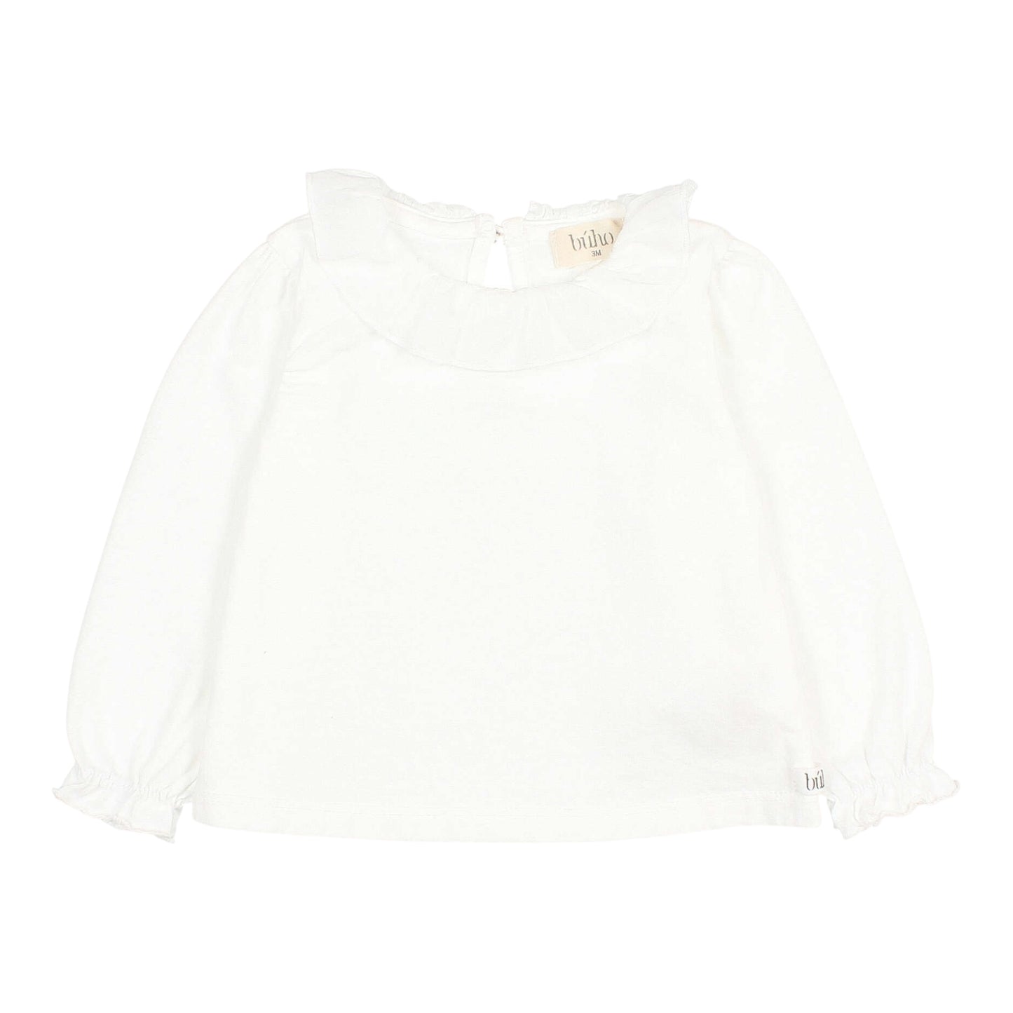 T-Shirt mit Rüschen von Búho, Gr. 3-24 Monate, Farbe: off white