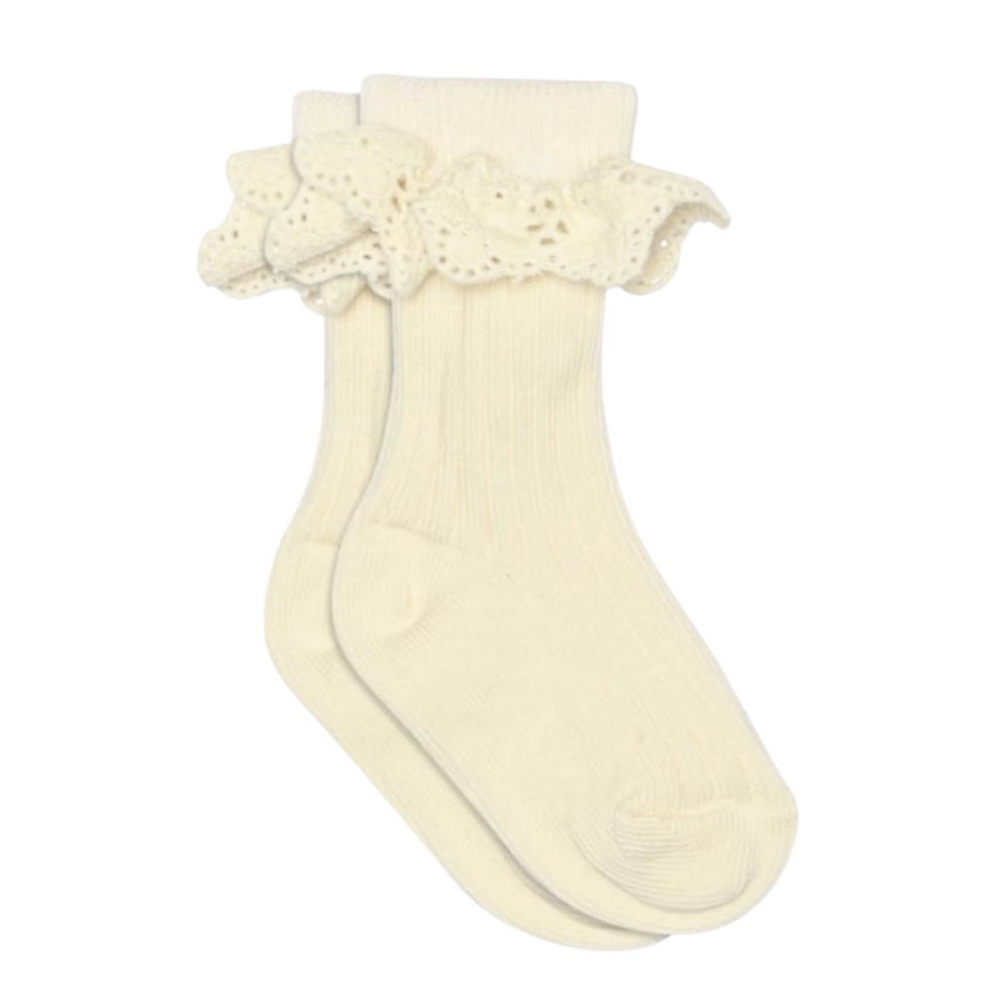 Wollsocken von MpKids, Gr. 17-24, Farbe: ecru