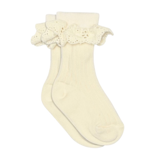 Wollsocken von MpKids, Gr. 17-24, Farbe: ecru