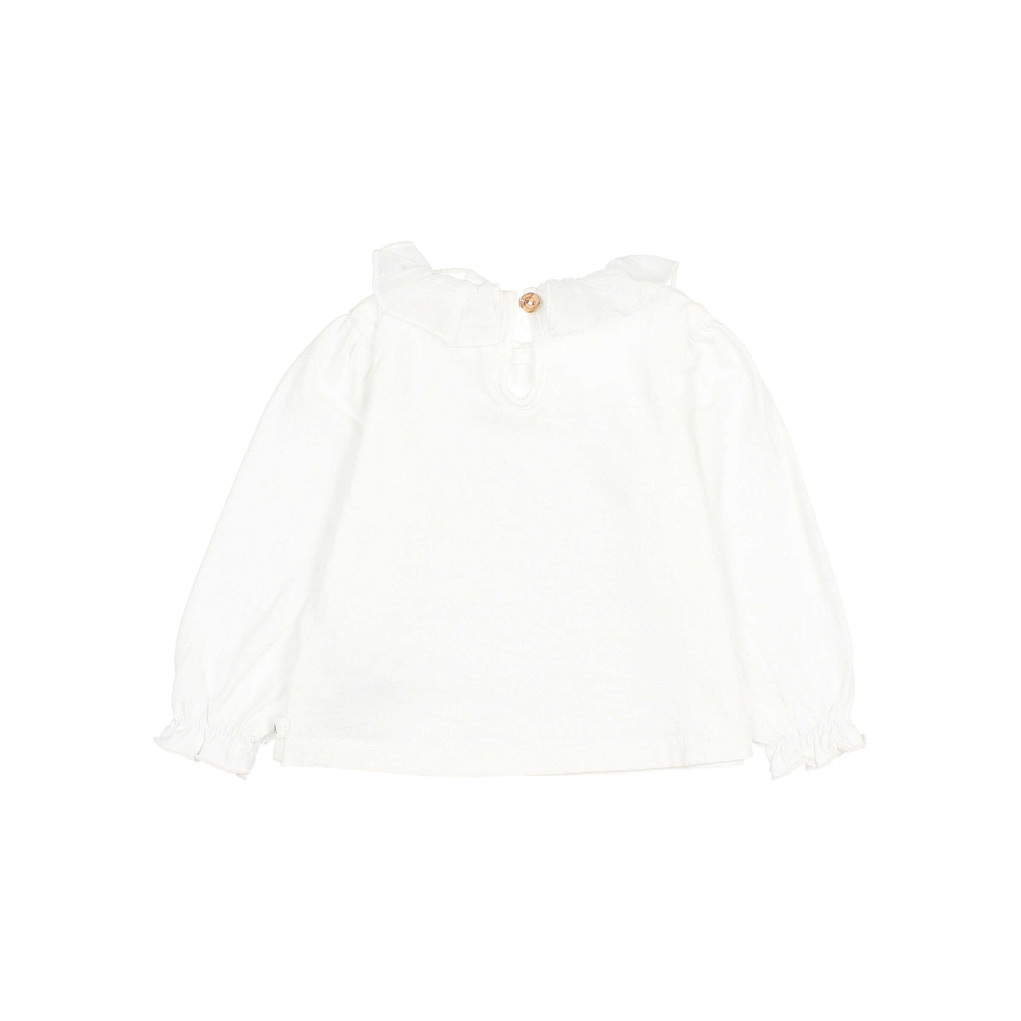T-Shirt mit Rüschen von Búho, Gr. 3-24 Monate, Farbe: off white