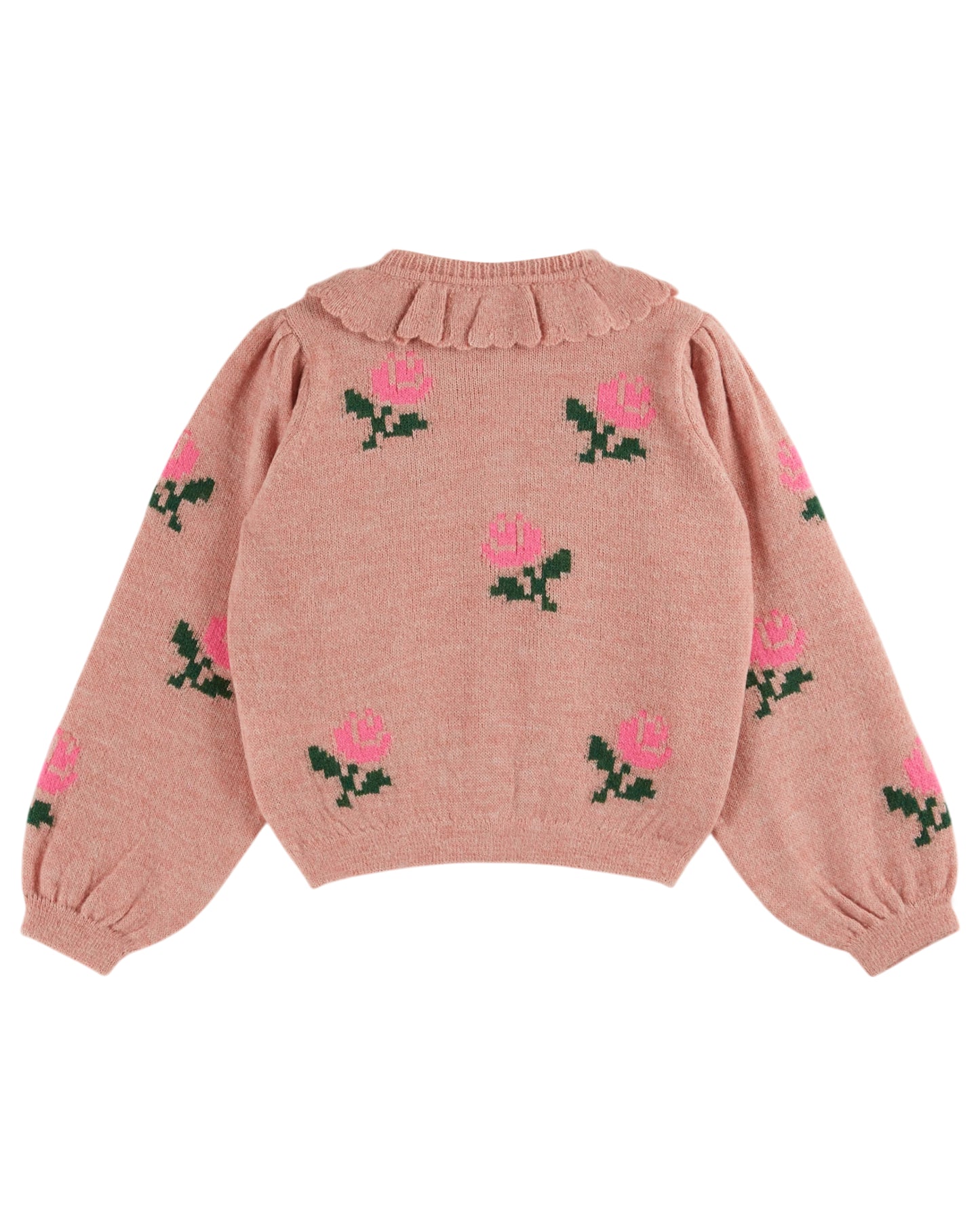 Cardigan mit Blumen von Emile et Ida, Gr. 3-6 Jahre, Farbe: rose