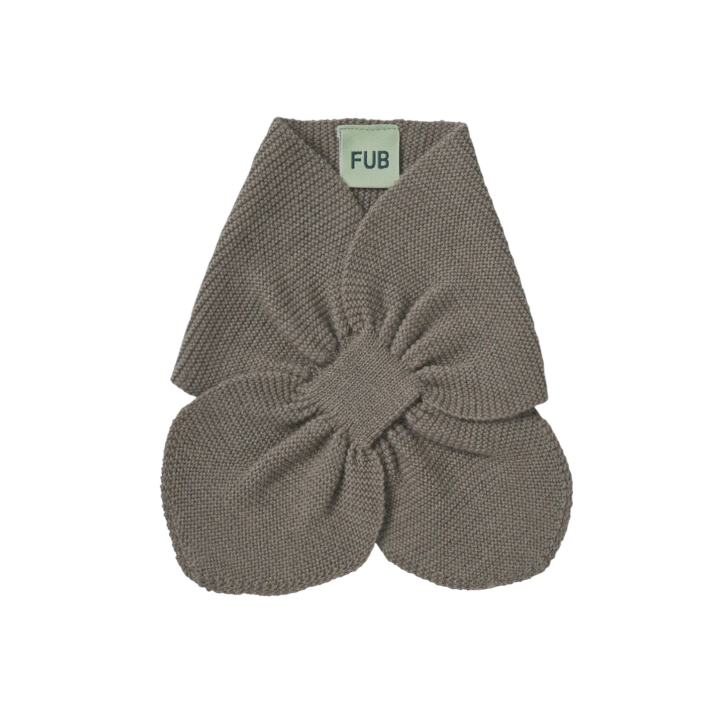 Schlittenschal aus Merinowolle von Fub, Gr. 1-6 Jahre, Farbe: beige melange