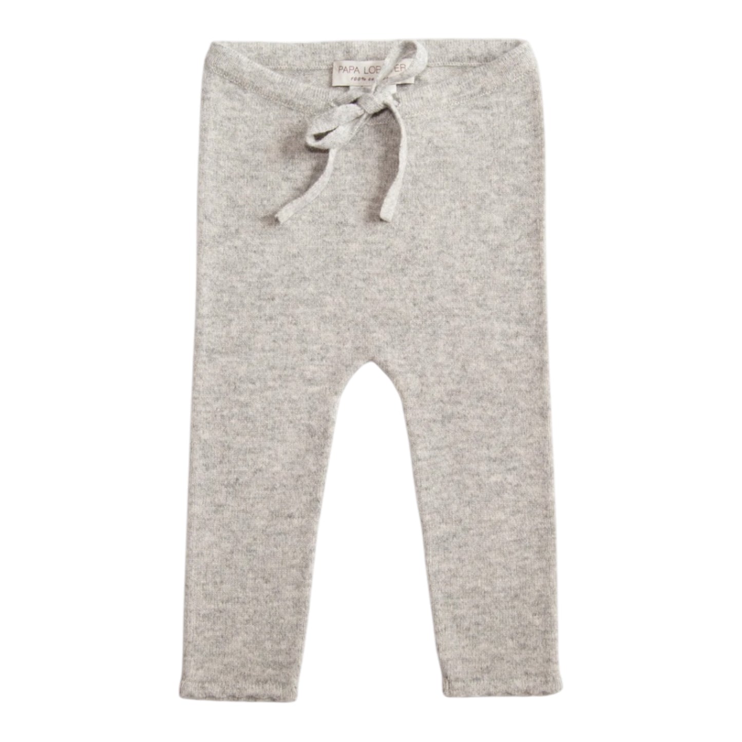 Hose „Neva“ von Papa Lobster, 0-12 Monate aus 100% Kaschmir Farbe: light grey melange