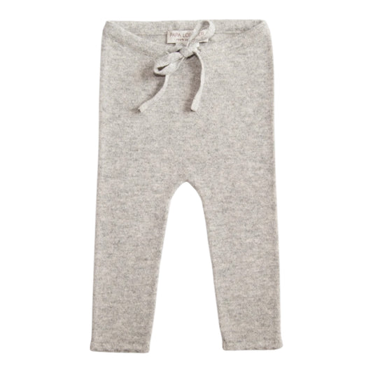 Hose „Neva“ von Papa Lobster, 0-12 Monate aus 100% Kaschmir Farbe: light grey melange